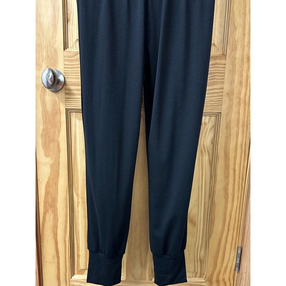 New! Women’s Sz Med Black Sleeveless Romper w/Elastic Waist & Snap Closure, V572 - Picture 13 of 15